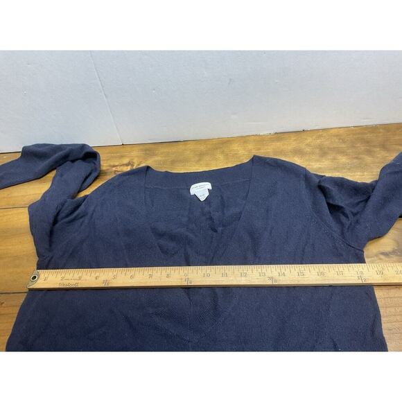 Club Monaco Black V Neck Pullover Cashmere Sweater Womens Size Medium - Picture 7 of 10